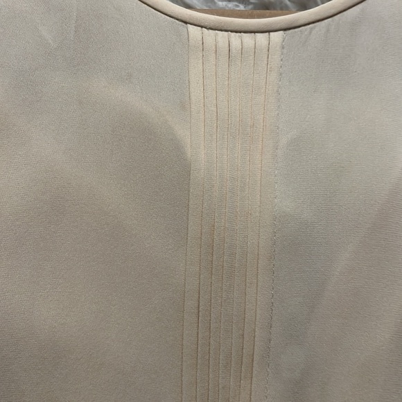 Theory silk blouse in cream, size S - Picture 6 of 6